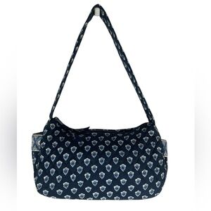 Vera Bradley Navy and White Patterned Shoulder Bag Set